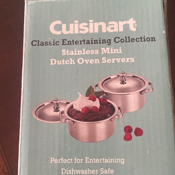 Two Cuisinart mini Dutch oven servers - Picture 4 of 4